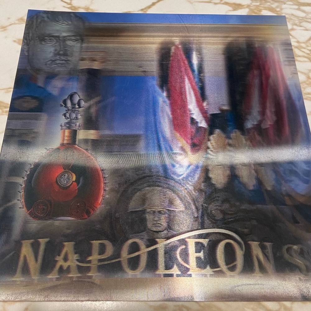 Napoleon’s Liquor/Louis XIII Cognac - 3D Lenticular Print - 8”x8”